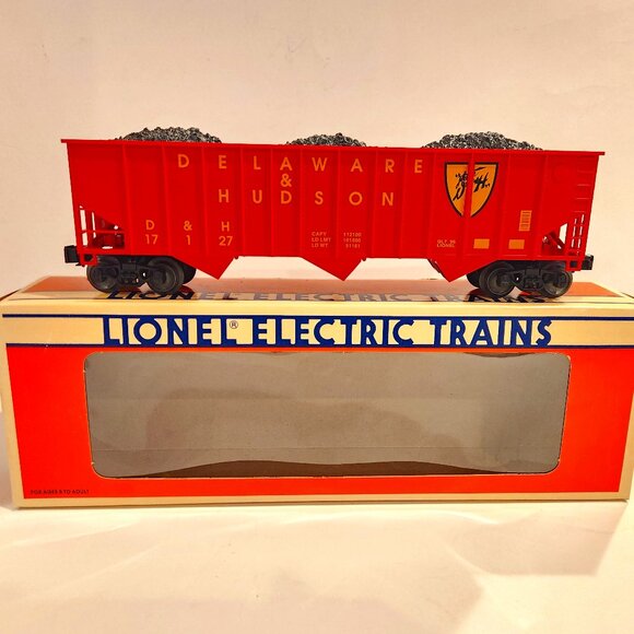 Lionel Delaware & Hudson Standard O Gauge Three-Bay Hopper Model 6-17127 - Picture 1 of 8
